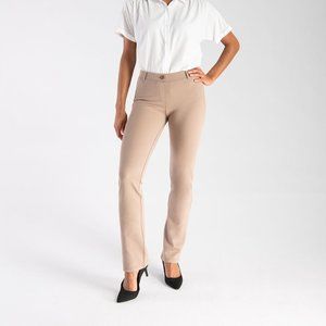 Betabrand Dress Pant Yoga Pants Khaki NWOT